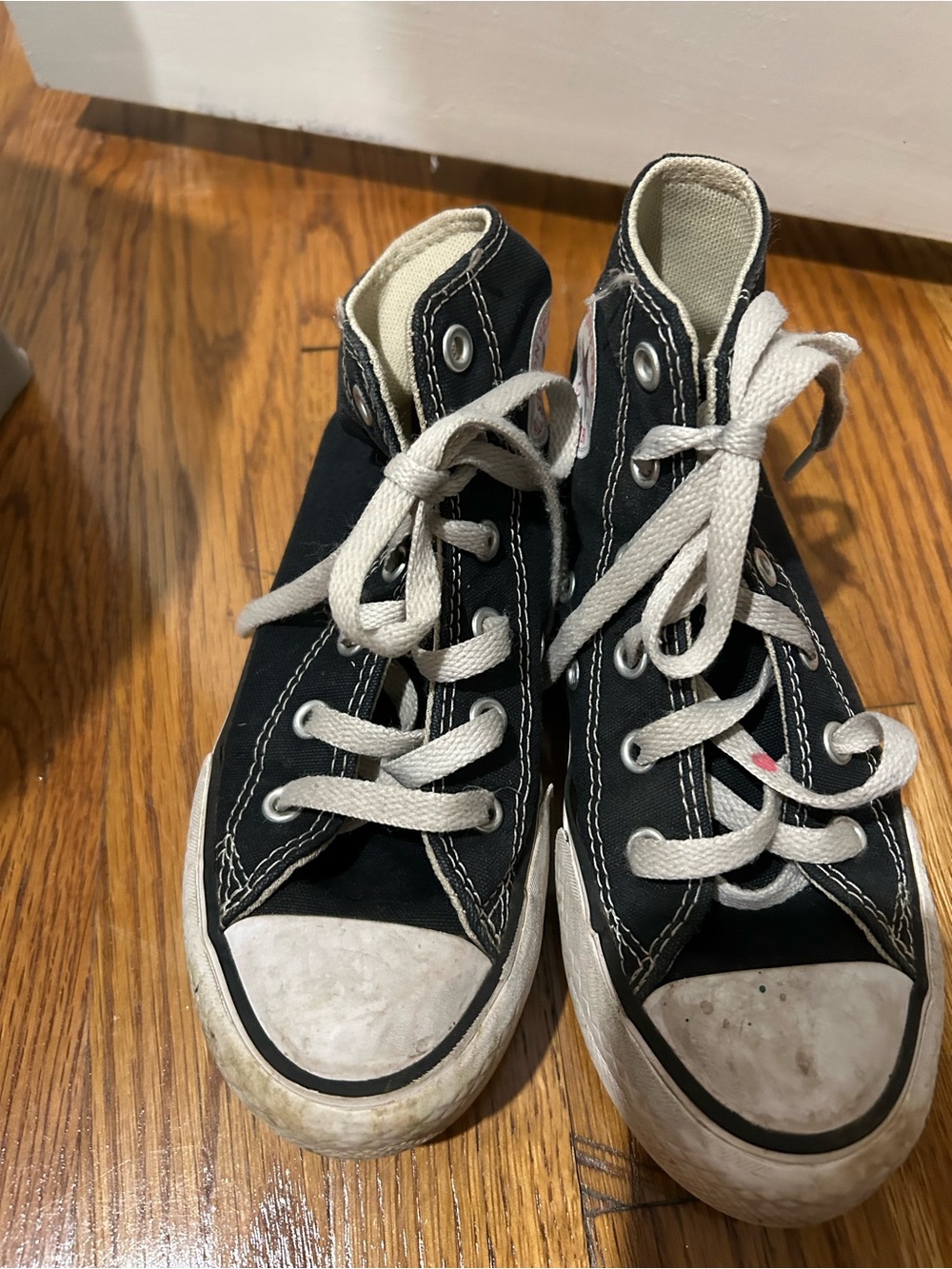 Converse Kids Black and White High-Top Sneakers